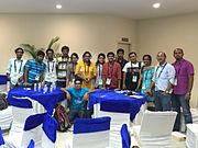 Bangla Wikipedians meet-up at WikiConference India 2016, Chandigarh (August, 2016)
