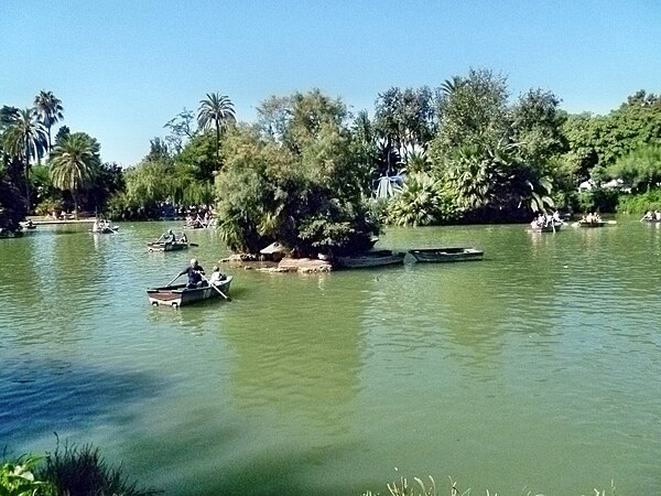 The lake in the Parc de la Ciutadella