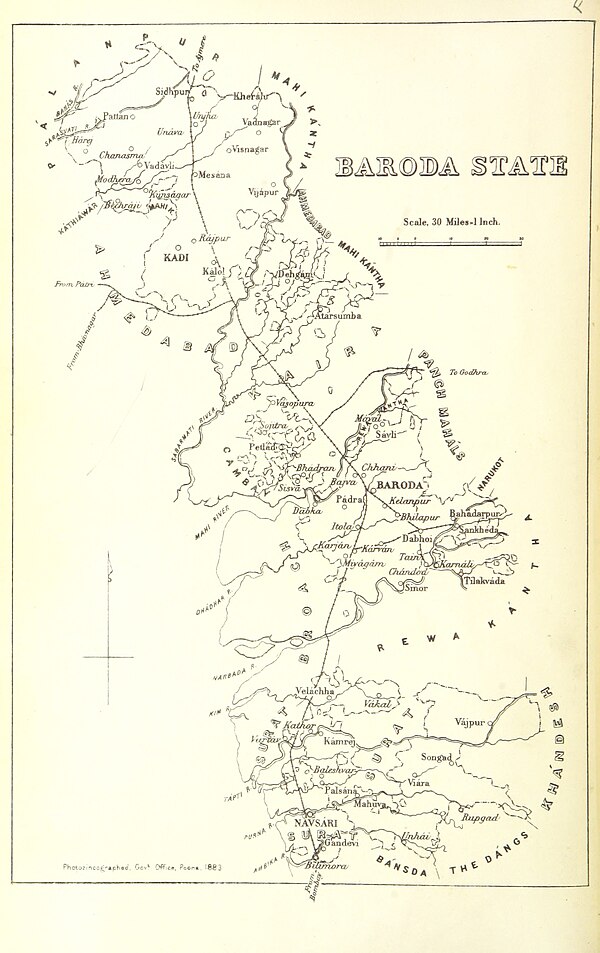 Baroda State, 1896