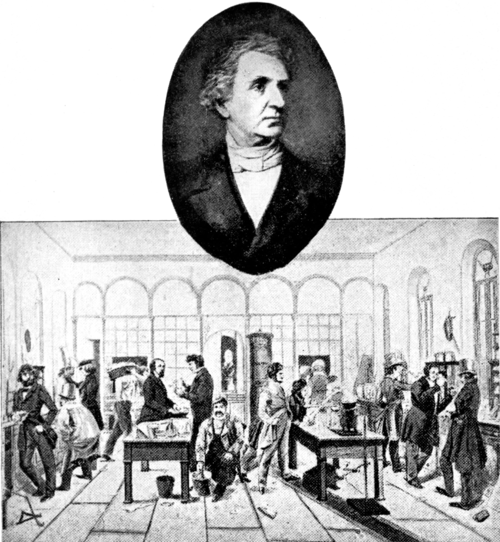 Baron Gustus von Liebig and the Giessen Laboratory in 1840