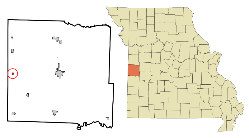 File:Bates County Missouri Incorporated and Unincorporated areas Amoret Highlighted.svg