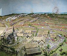 A diorama of the Battle of Blenheim Battle of Blenheim Diorama.jpg