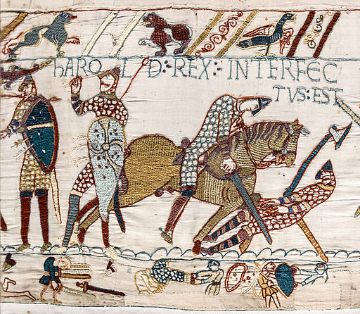 Bayeux Tapestry scene57 Harold death