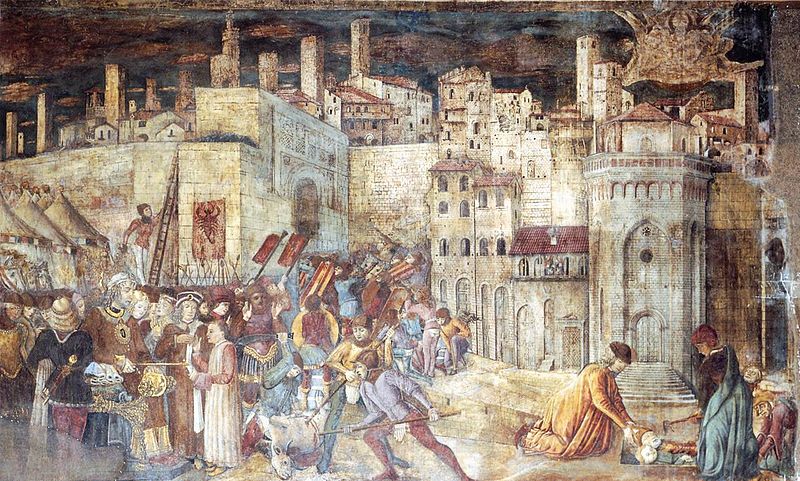 File:Benedetto Bonfigli - Burial of St Ercolano outside the Gates of Perugia - WGA02413.jpg