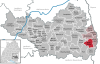 Location of the municipality of Berkheim in the Biberach district