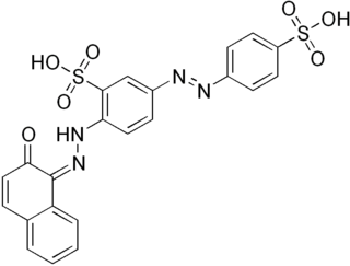 <span class="mw-page-title-main">Biebrich scarlet</span> Chemical compound