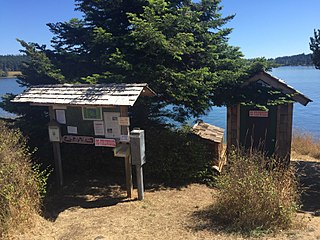 Blind Island Marine State Park Park in Washington state, USA