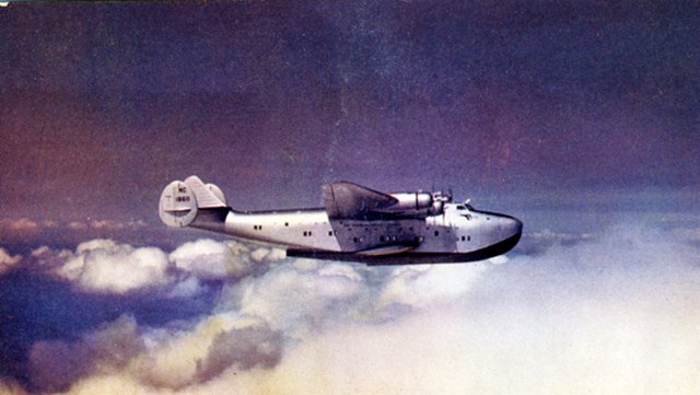 Boeing 314 Clipper in cruise, 1940
