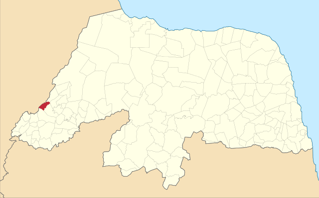 Localização de São Francisco do Oeste no Rio Grande do Norte