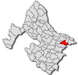 Lokasi di Mehedinți County