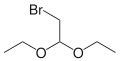 Bromoacetaldehyde diethyl acetal.svg