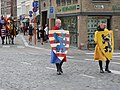 lion shields of Bruges and Flanders