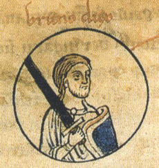 Бруно. Миниатюра из «Генеалогии Оттонидов», XII век.