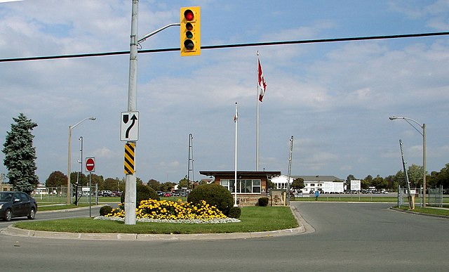 Main entrance of CFB Kingston