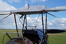 Cabane N-struts and torsion wires on a de Havilland Tiger Moth CabaneStrut.JPG