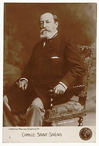 1900 Camille Saint-Saëns in 1900 by Pierre Petit