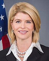 Former U.S. Ambassador to Denmark Carla Sands finished fourth in the primary. Carla Sands official photo (alt crop).jpg