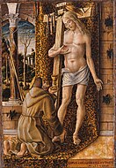 Cвятой Франциск и кровь Христа. Между 1490 и 1500. Дерево, темпера. Музей Польди-Пеццоли, Милан