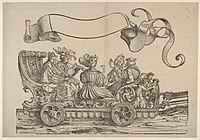 Cart with Horn Musicians, The Triumphal Procession of Emperor Maximilian I MET DP834076.jpg