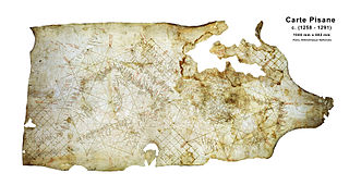 Carta Pisana 13th century map