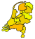 Carte des Pays-Bas (netherlands) without names.svg