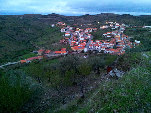 Vista da vila do castelo