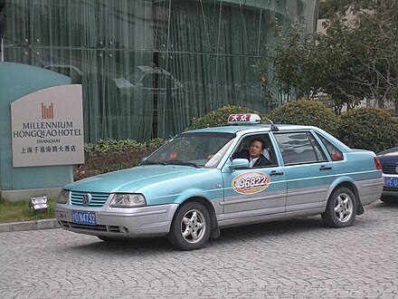 A Shanghai taxi