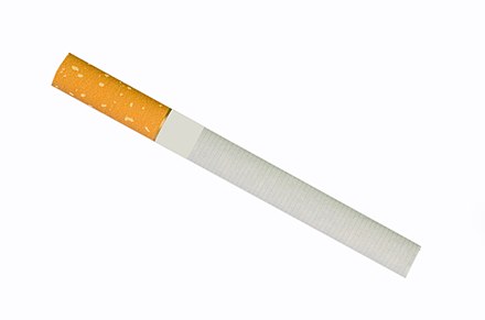 A filtered cigarette