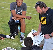 Drawing up a play. Coach Whittenburg draws up a play 140923-A-PU919-055.jpg