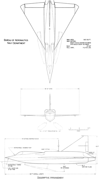 File:Convair Y2-2 3-view line drawing.png