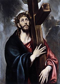 <i>Christ Carrying the Cross</i> (El Greco, New York) Painting by El Greco