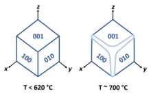 Roughening of an NaCl crystal at elevated temperatures