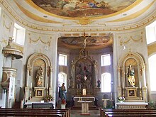 Inneres der Pfarrkirche St. Jakob in Dürrenwaldstetten