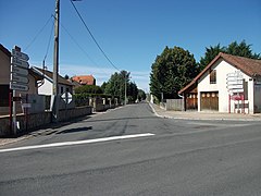 Route départementale 173 vers Saint-Félix