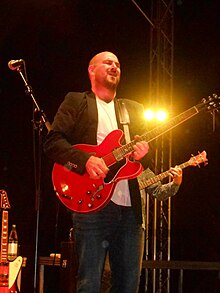 Danny Handley at an Animals & Friends concert in Hastière-Lavaux, Belgium.