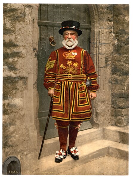 File:Detroit Publishing Co. - A Yeoman of the Guard (N.B. actually a Yeoman Warder) - Original scan.tiff