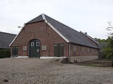 Vloedstal aan een boerderij