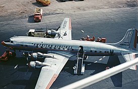 Douglas DC-6B van American Airlines, die het gecrashte vliegtuig oorspronkelijk bestuurde