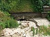 The almost completely buried west portal of Drewton Tunnel in 2007