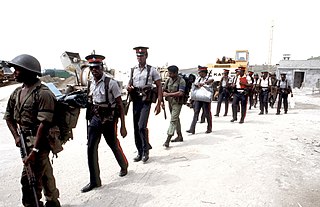 <span class="mw-page-title-main">Caribbean Peace Force</span> Peacekeeping coalition that operated in Grenada after the 1983 American invasion