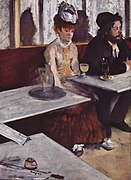 El bebedores de absenta, Edgar Degas, 1876