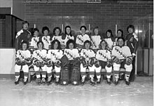Edmonton Chimos (1980), Provincial A women's champions Edmonton Chimos Hockey Team, Provincial A Womens Champions, Alberta 1979 -1980 (40261340182).jpg