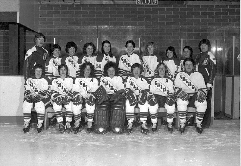 File:Edmonton Chimos Hockey Team, Provincial A Womens Champions, Alberta 1979 -1980 (40261340182).jpg