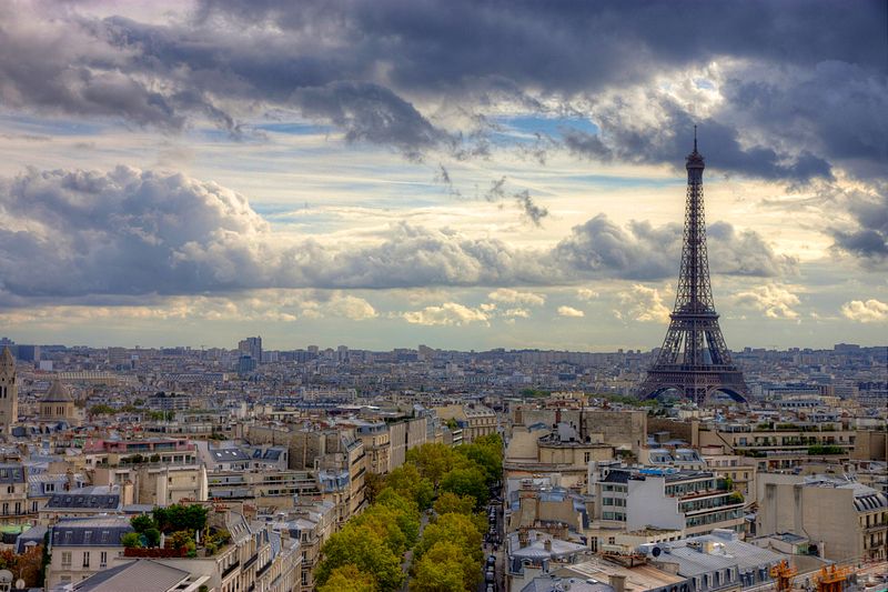 File:Eiffel Tower from Arc de Triomphe October 19, 2010.jpg