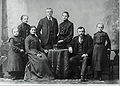 Josef Eckert (zweiter von rechts) mit seiner Familie (Foto um 1900)