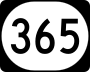 Kentucky Route 365 marker