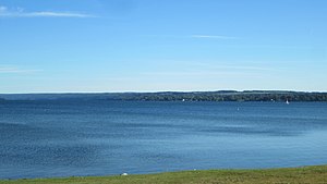 Blick vom Emerson Park auf den Owasco Lake