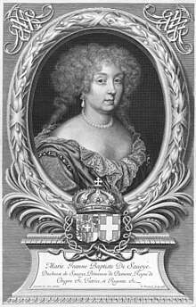 Retrato gravado de Marie Jeanne Baptiste de Savoy por Robert Nanteuil.jpg