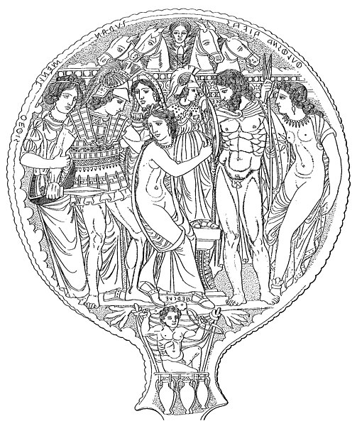 File:Etruscan mirror with Thesan Thethis Menle Turan Elinai Menrva Aivas Phulphsna Hercle.jpg