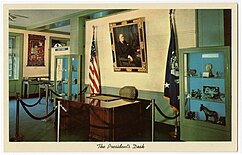 FDR desk display 1968 Postcard.jpg